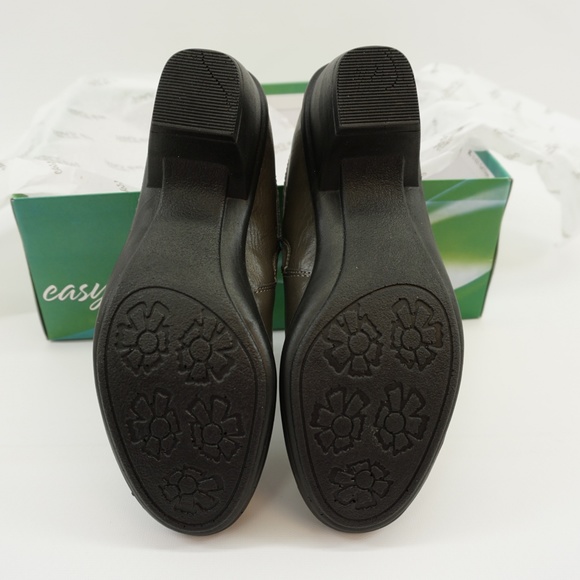 Easy Street Shooties Mid Block Heel Bootie Grey 6 - Picture 7 of 8